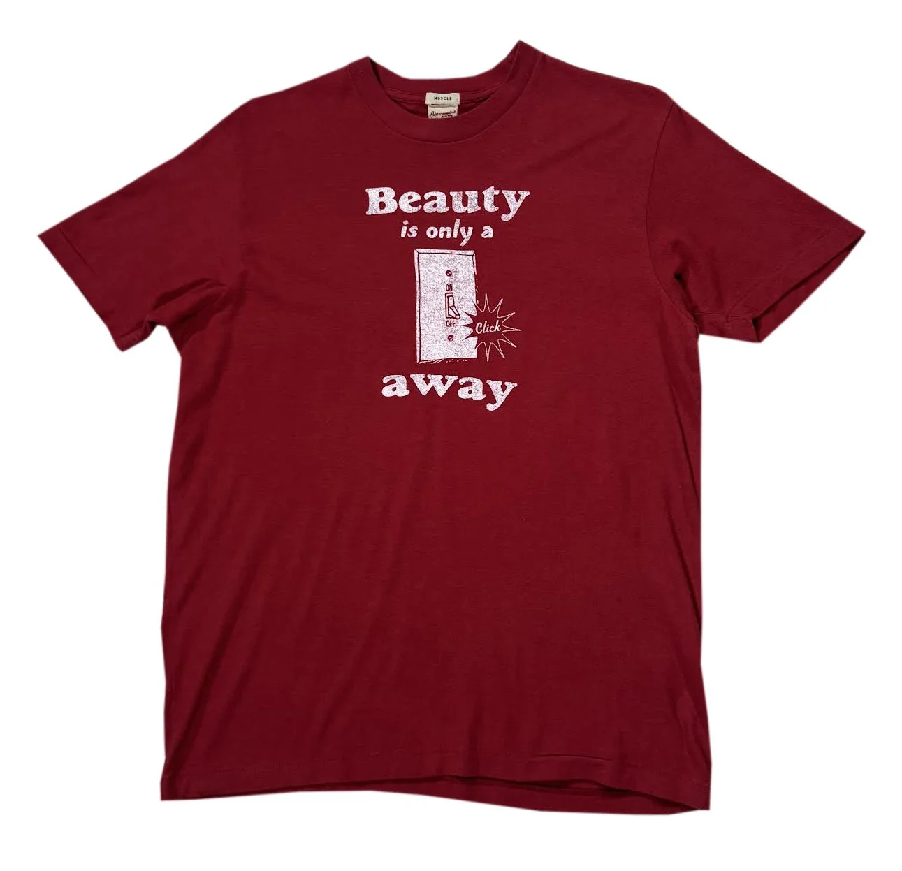 Beauty is only a click away abercrombie tee.jpg