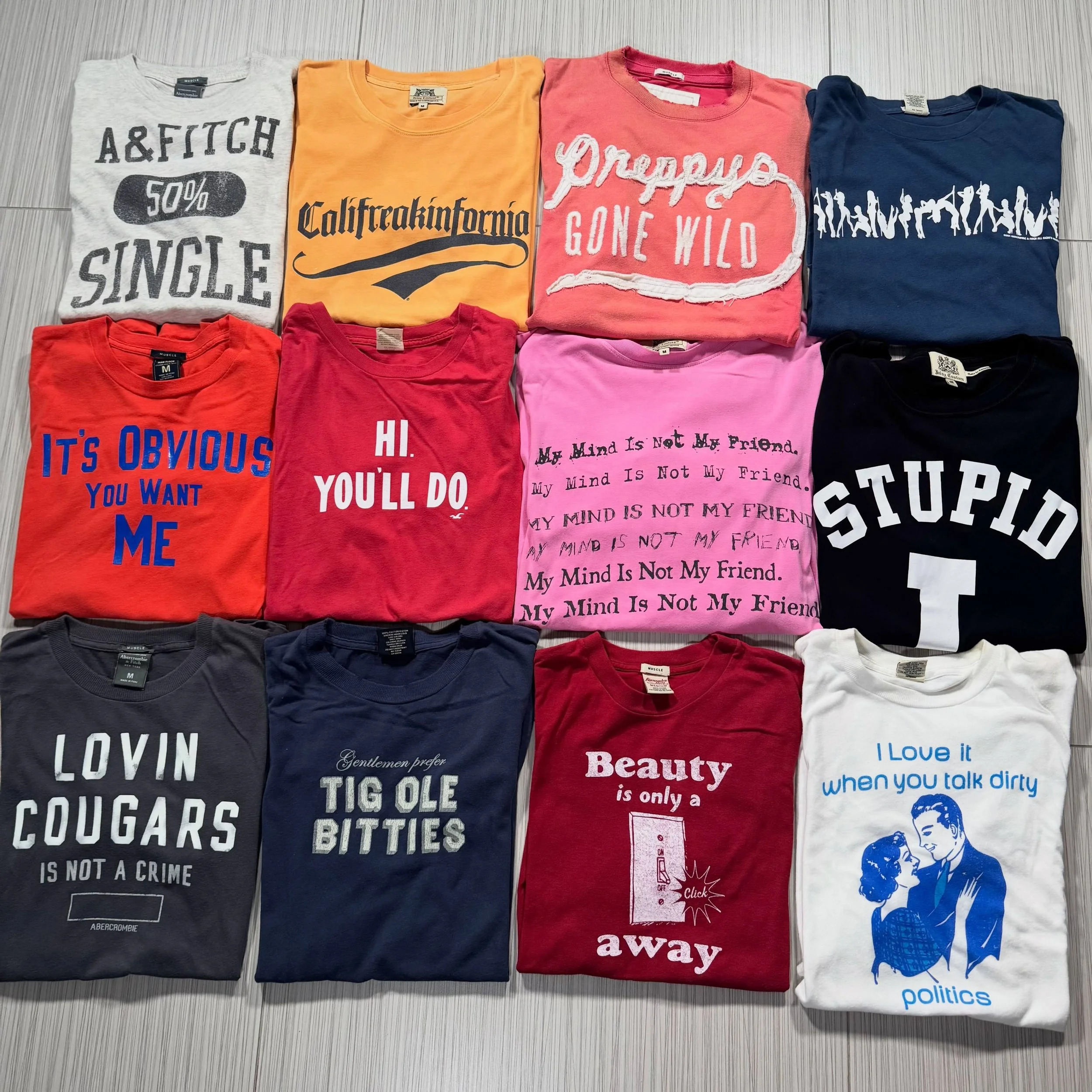 Y2K tees just listed