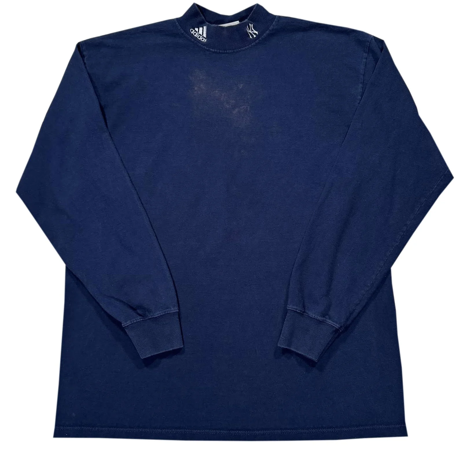 Yankees Mock Neck Adidas Stained shirt.jpg