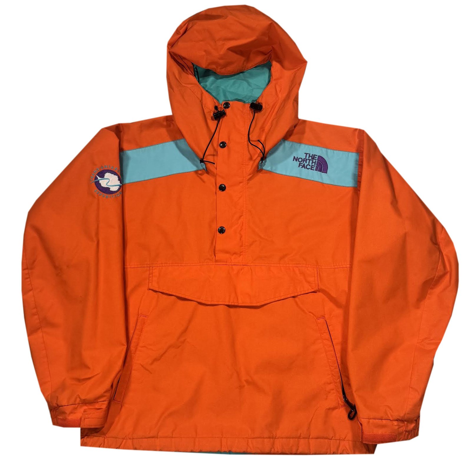 vintage north face trans expedition orange pullover jacket.jpg