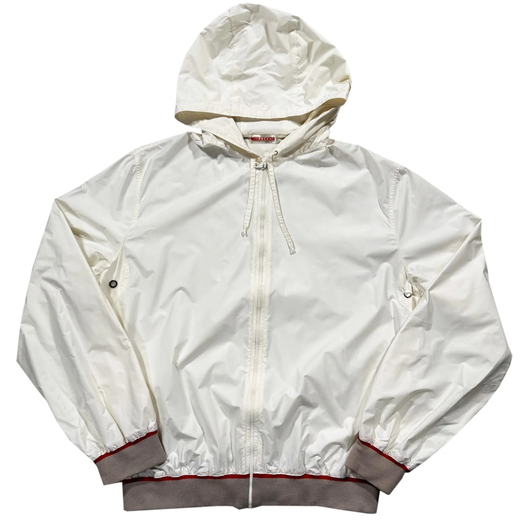Prada hooded white nylon jacket.jpg