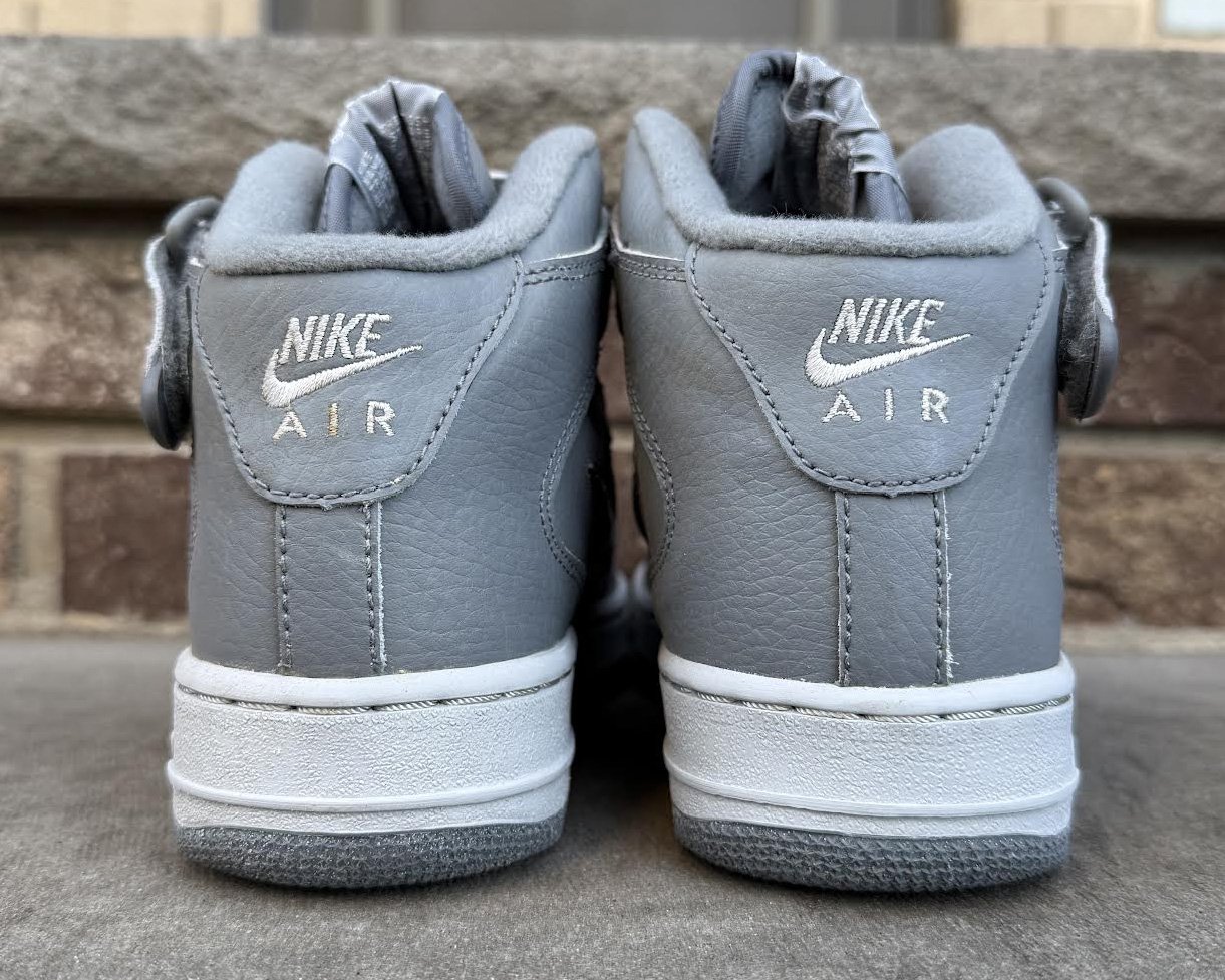 Kids Nike Air Force Mid Jewel Cool Grey (Size 4) DS — RootsBK
