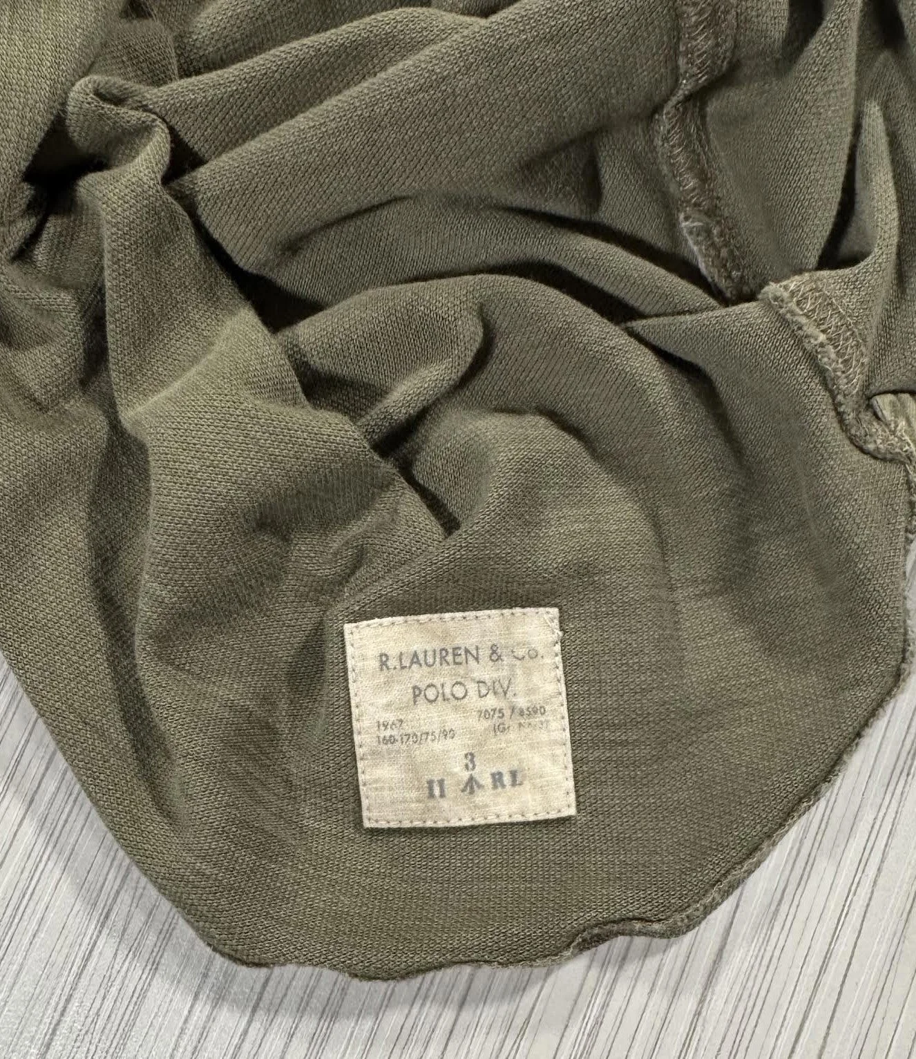 Polo olive RL tag.jpg