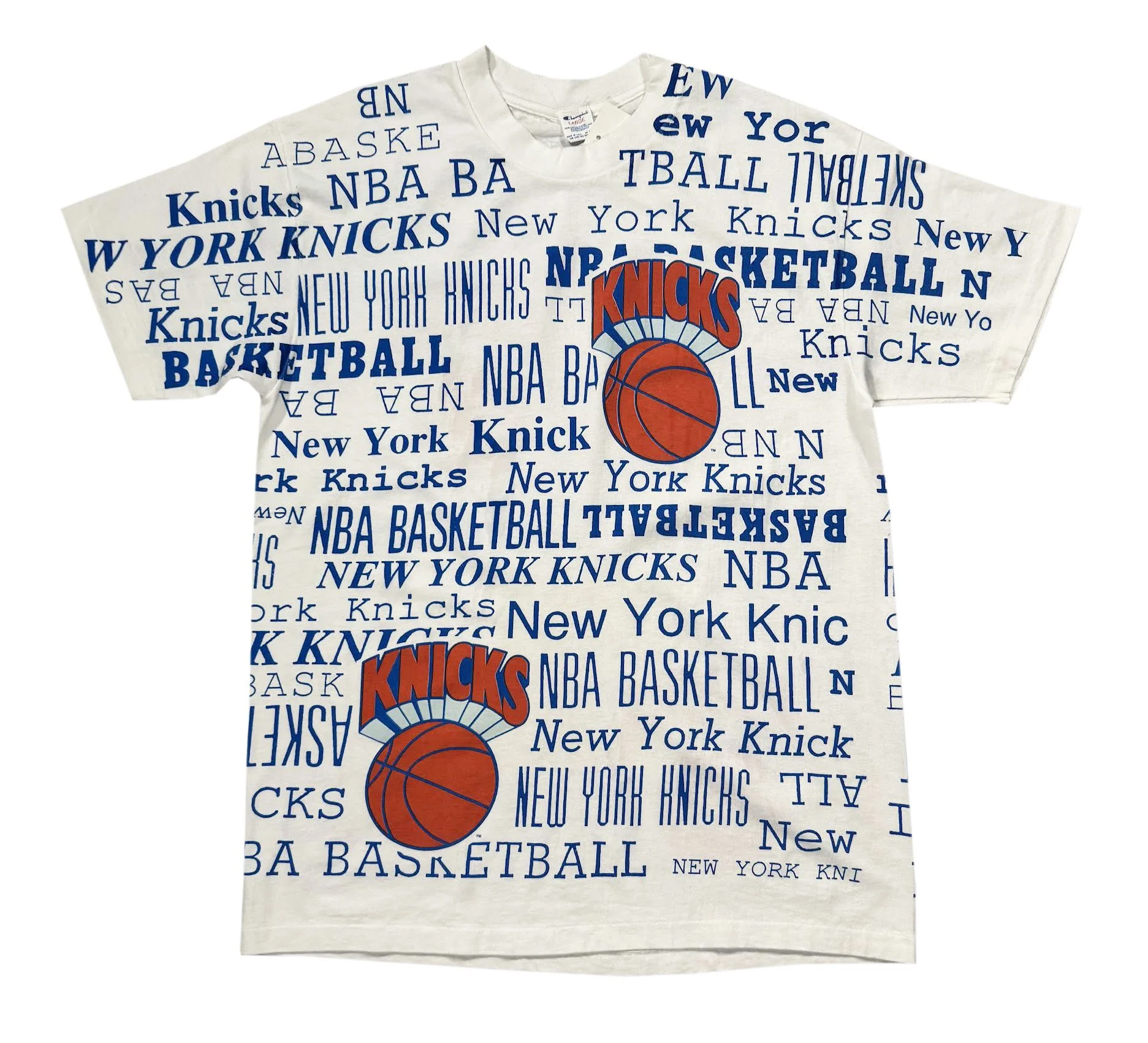 Knicks All Over Print tee Champion.jpg