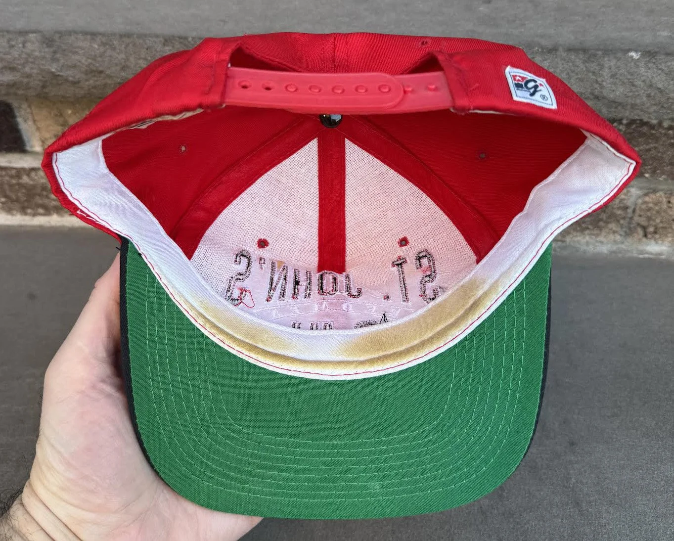 inside of SJU 90s Snapback Red Storm .jpg