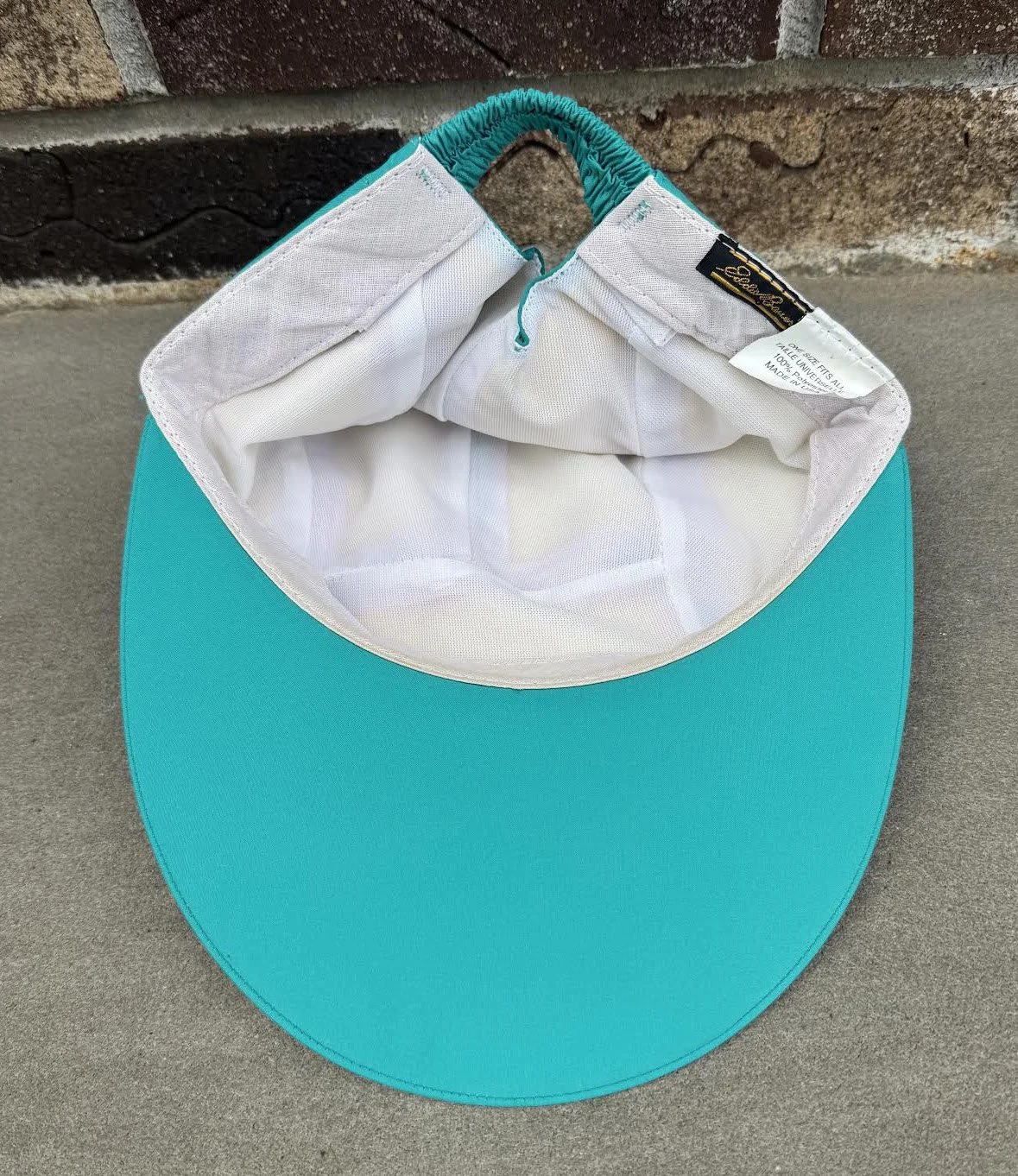 inside of Eddie Bauer Teal Hat.jpg