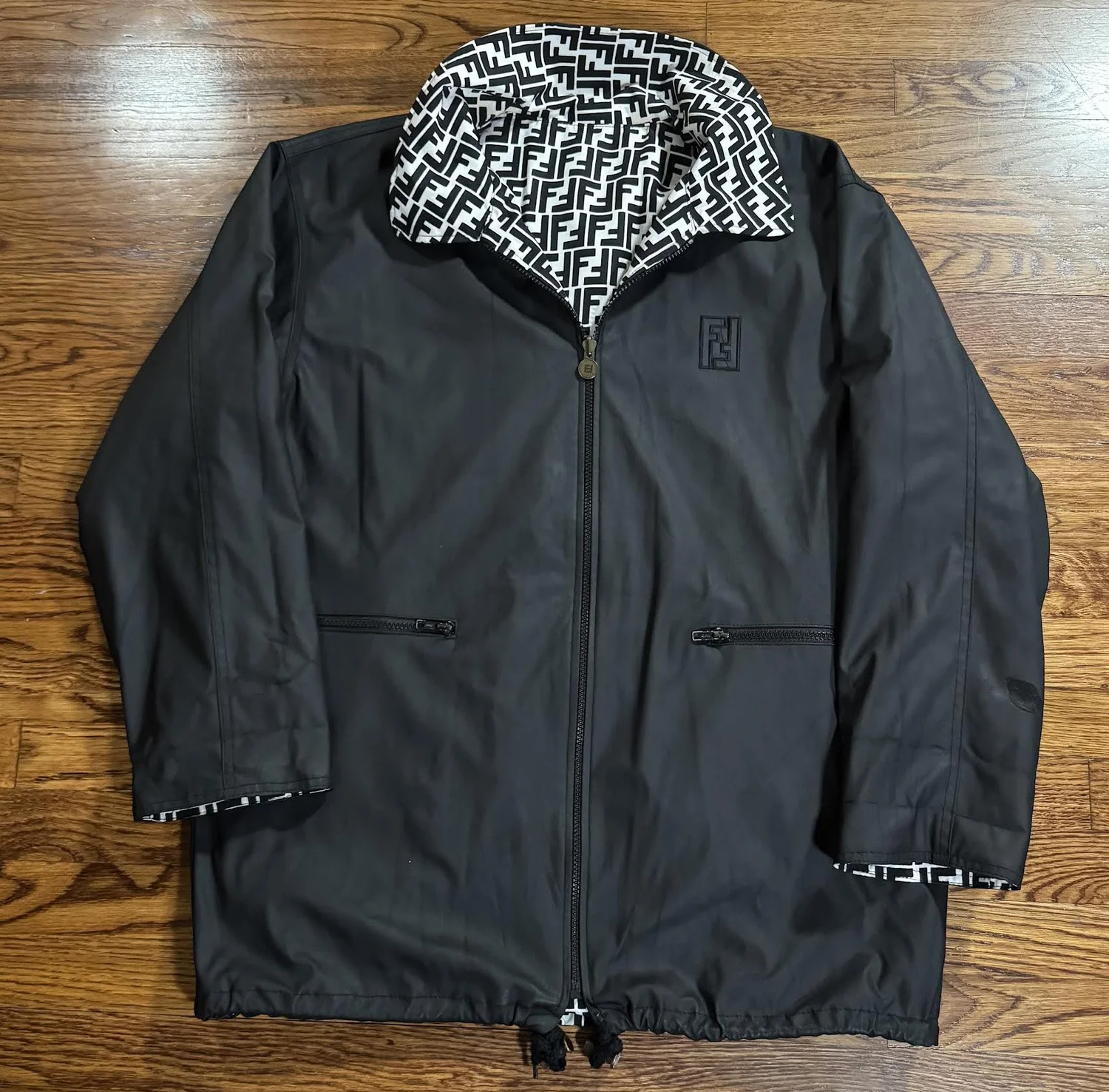 Vintage Fendi Reversible Monogram Jacket — RootsBK