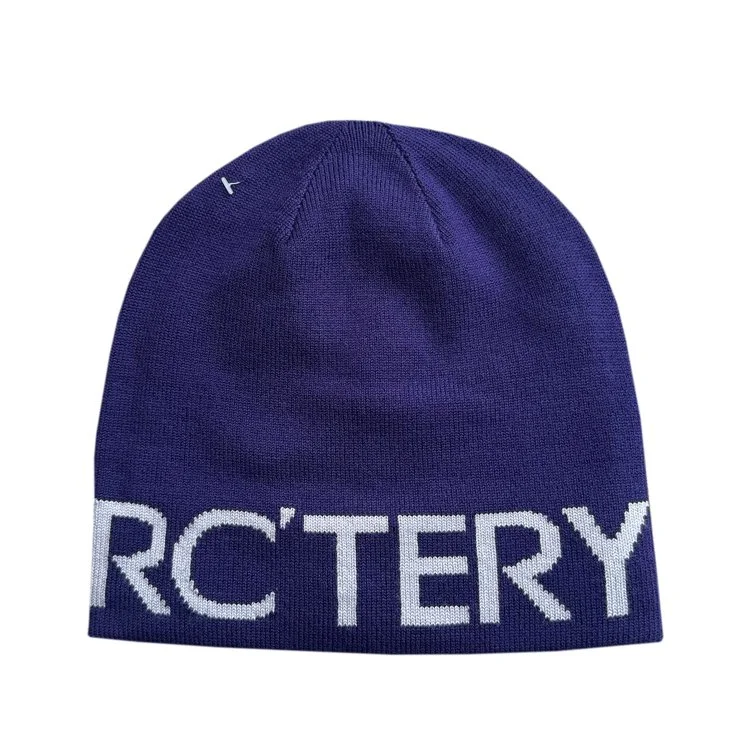 Arc'teryx Navy White Beanie .jpg