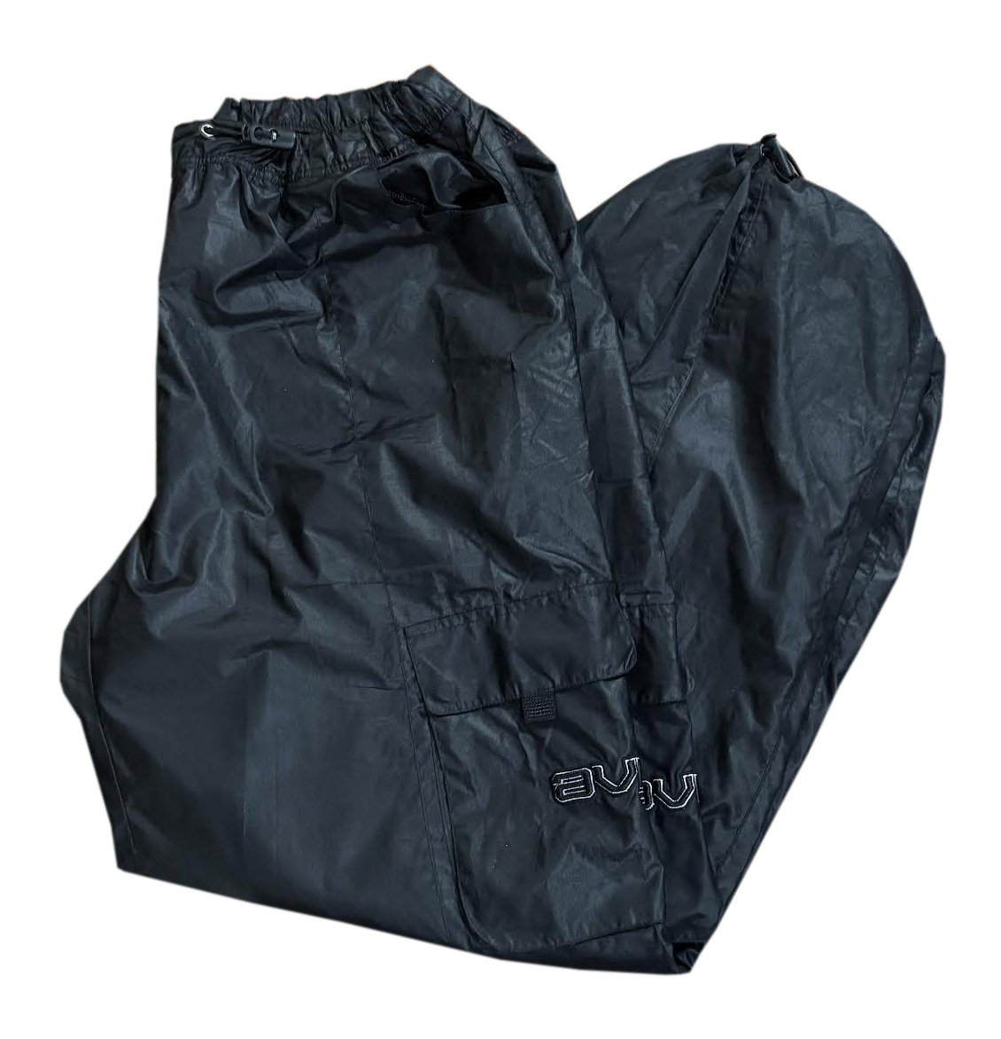 Vintage Avirex Black Windbreaker pants.jpg