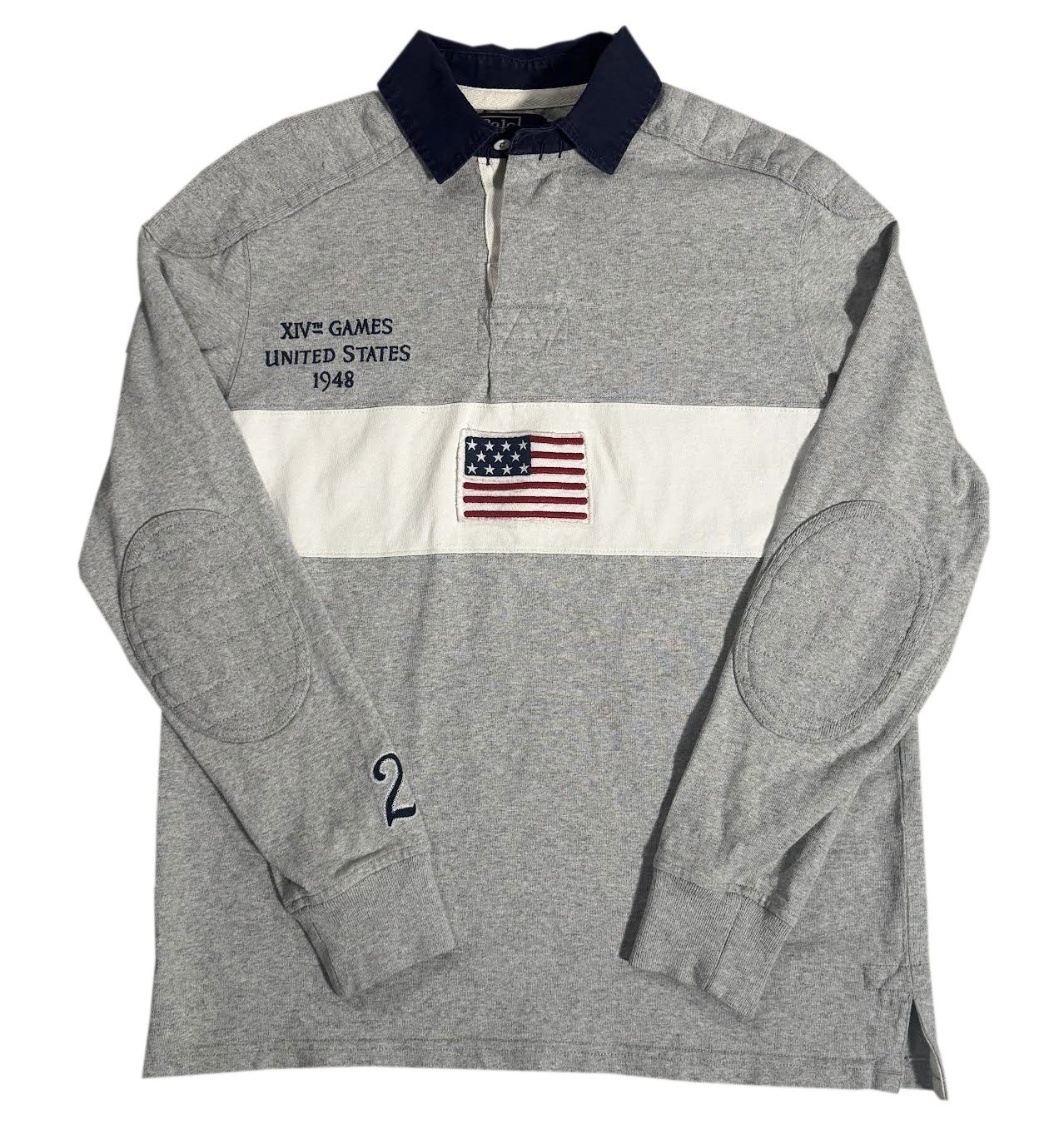 Vintage Polo Ralph Lauren Team USA XIV 1948 Games Rugby (Size M)