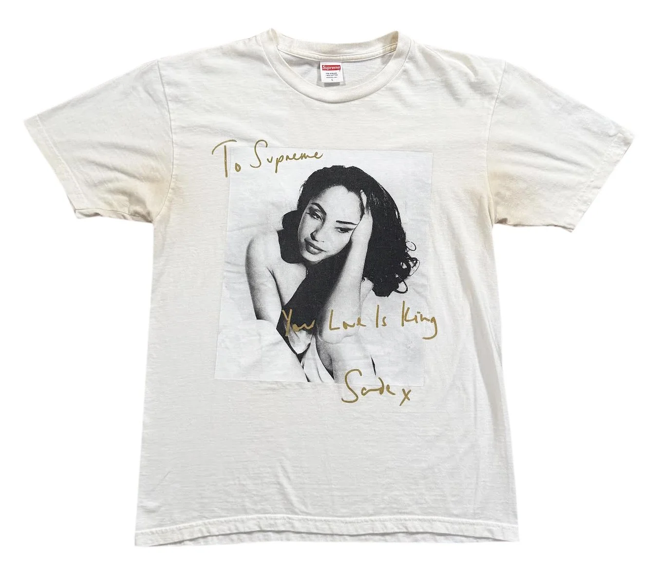 Supreme Sade SS17 Your Love Is King White T Shirt (Size L) — RootsBK
