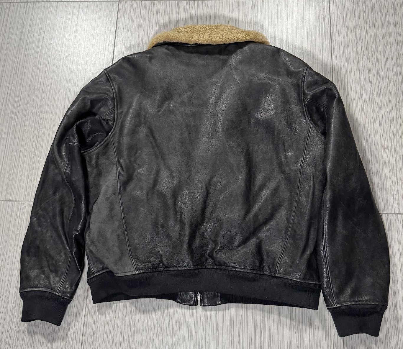 back of Leather Polo Jacket .jpg