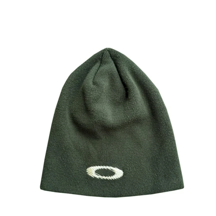 Vintage Oakley Software Ellipse Static Olive Beanie