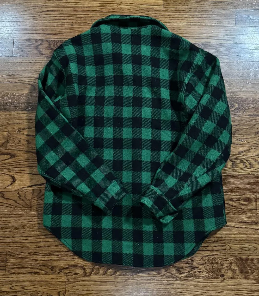 back of LL Bean Plaid Shirt .jpg