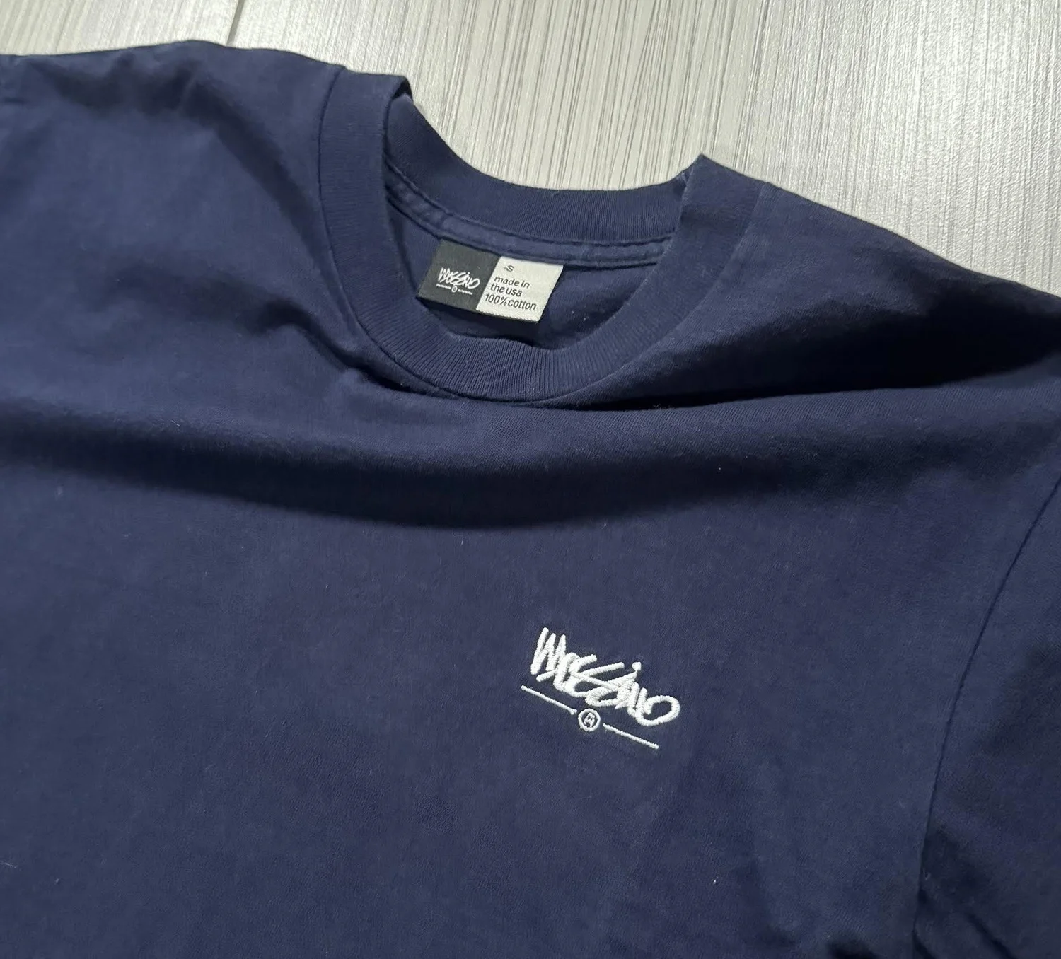 Vintage Mossimo Navy T Shirt (Size S) — RootsBK