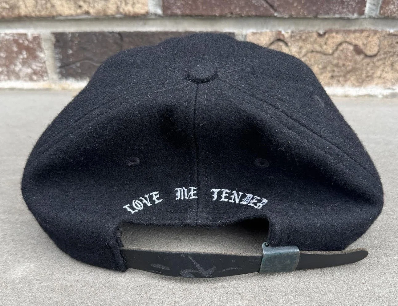 back of Love Me Tender Born X Raised Wool Hat.jpg