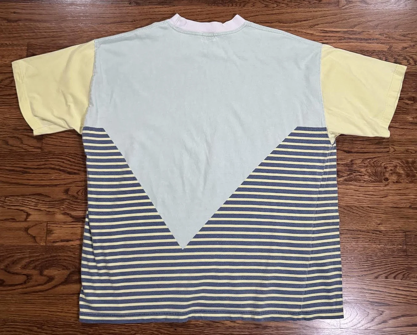 back of Guess striped shirt .jpg