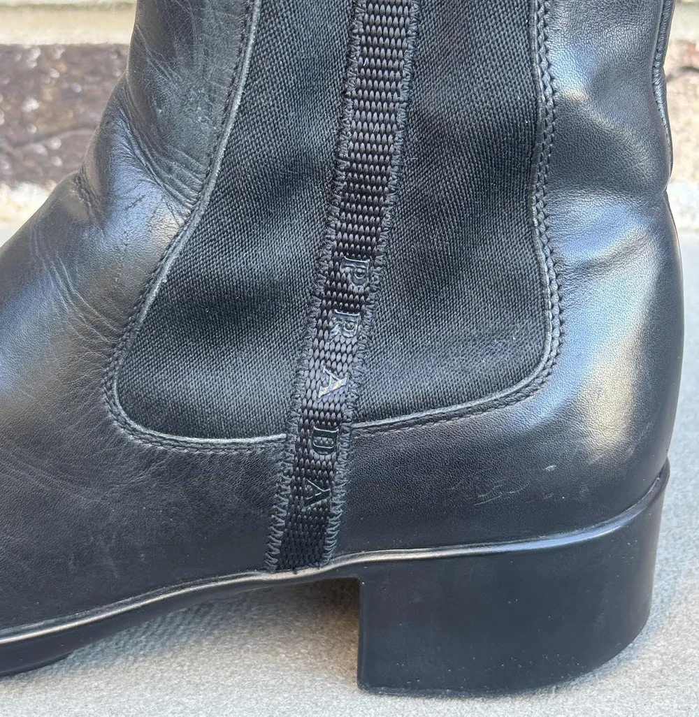 Women\'s Vintage Prada Chelsea Boots (Size 37 1/2) Women main image 4