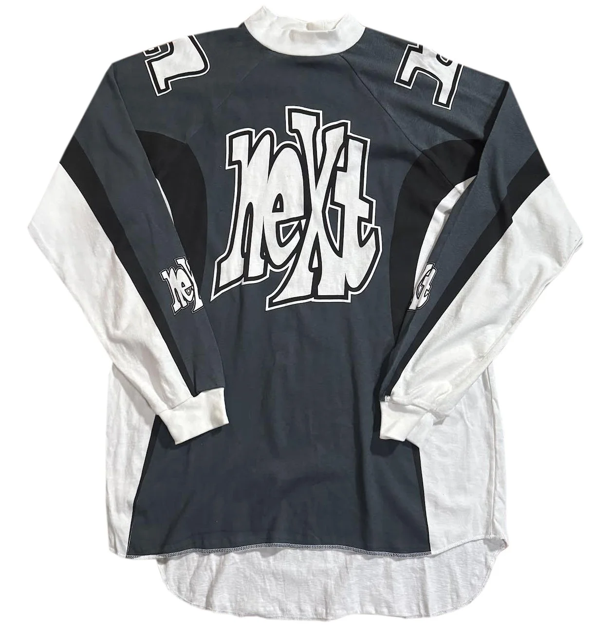 90s Vtg Next grey  MX jersey .jpg