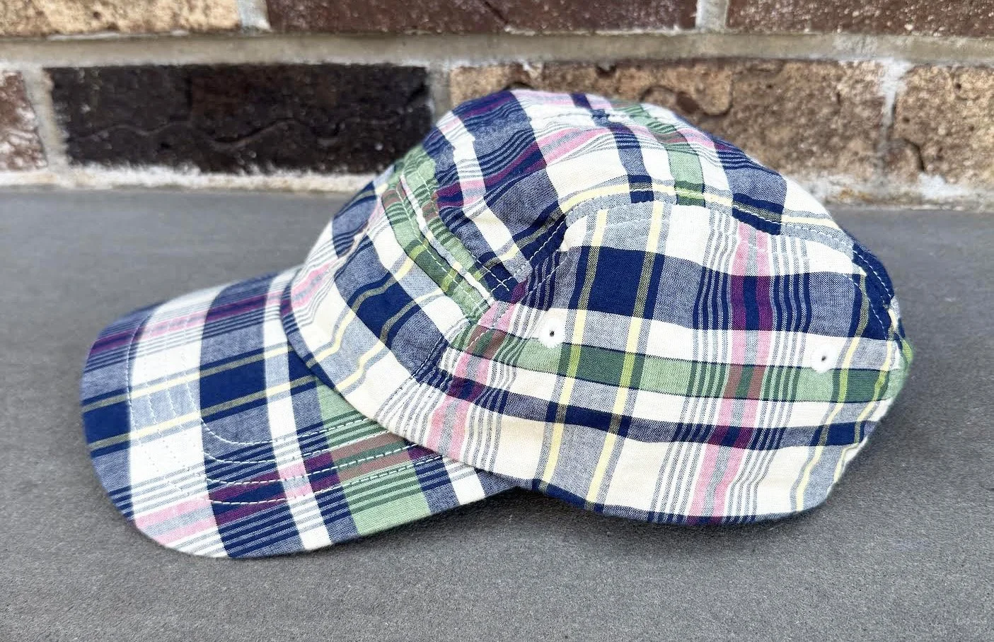 Side of Plaid Polo RL hat.jpg