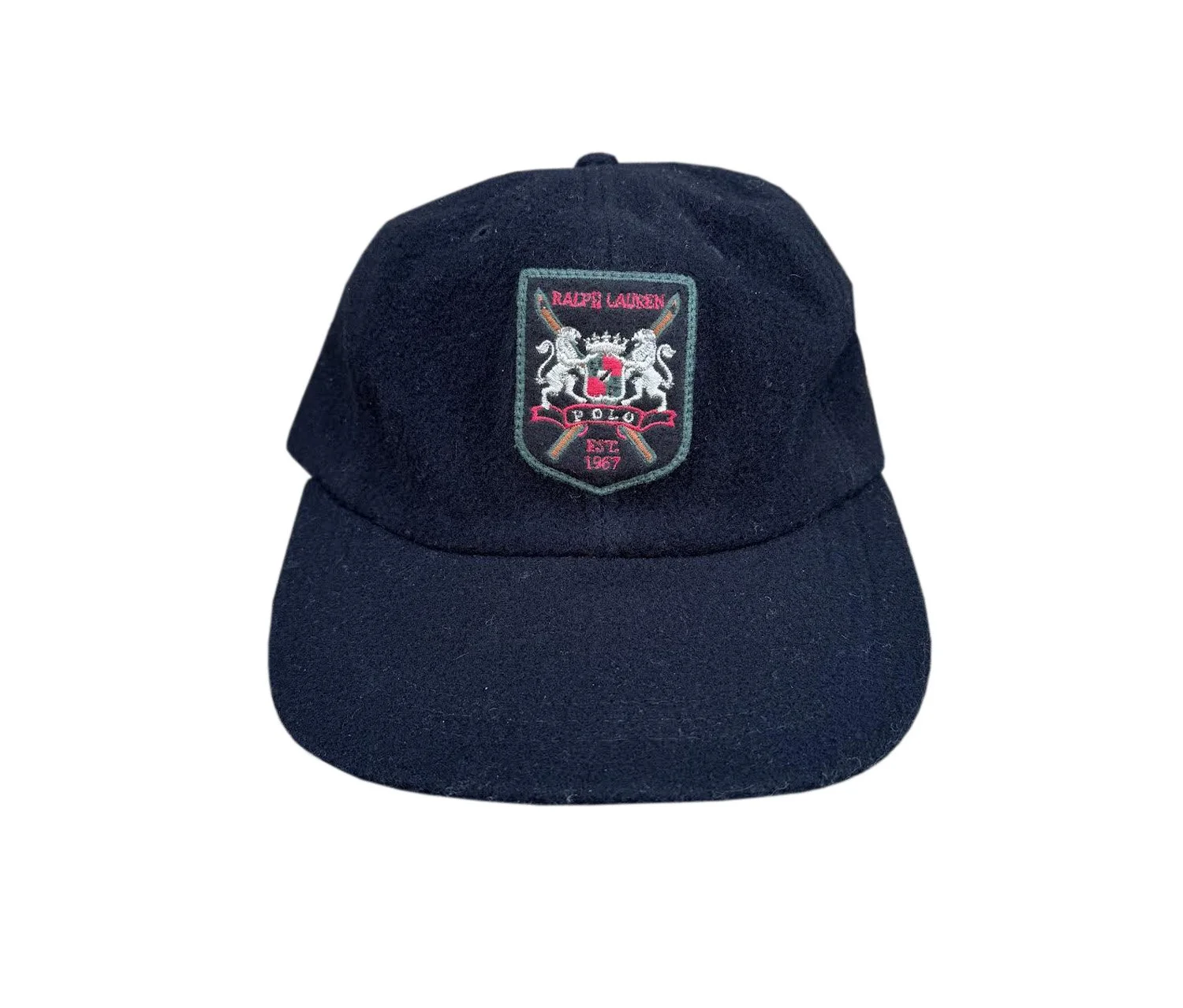 Vintage Polo Ralph Lauren Est 1967 Wool Long Bill Hat (Size XL)