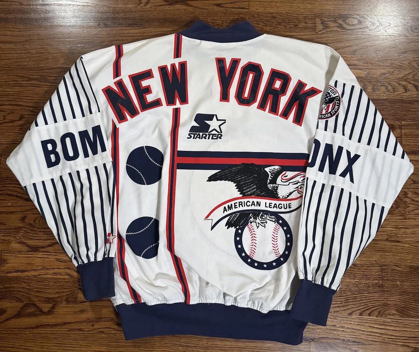 back of Yankees shirt Bronx Bombers .jpg