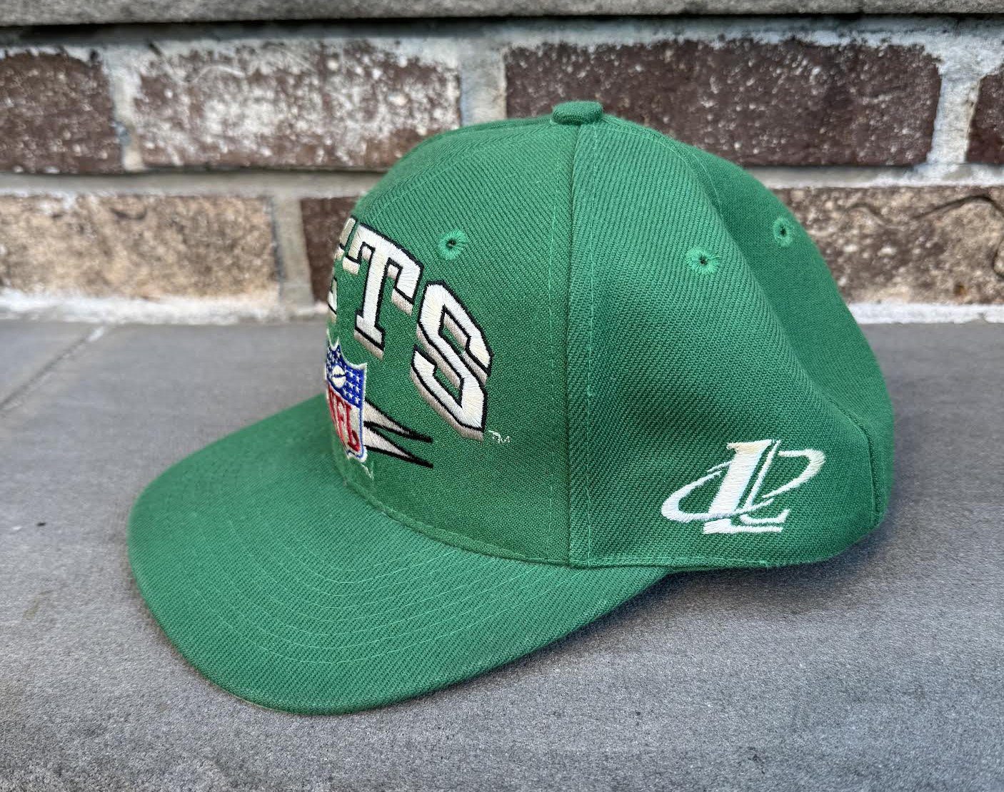 side of Logo Athletic Jets hat.jpg