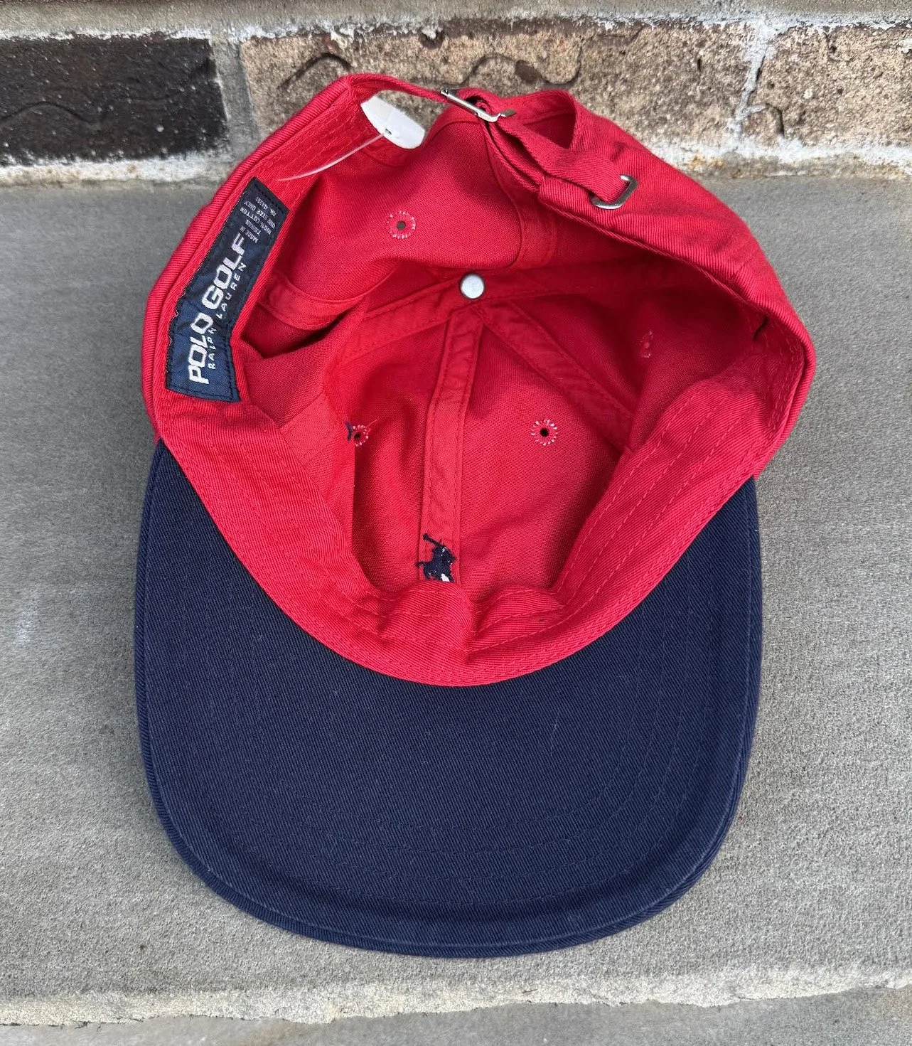 inside of Polo Pony hat.jpg