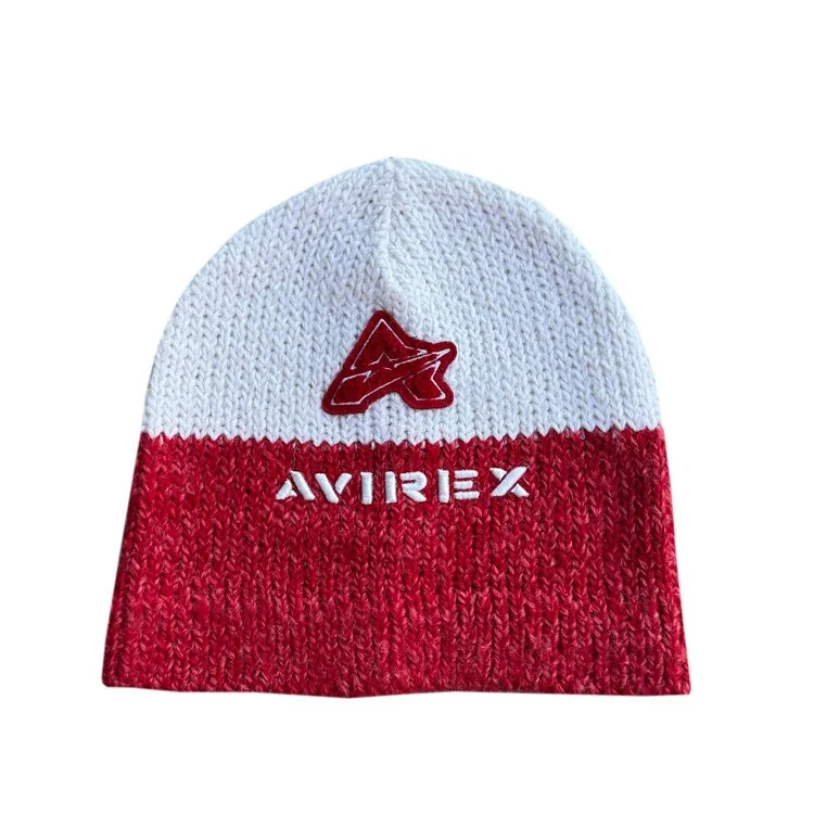 Vintage Avirex Red : White Beanie.jpg