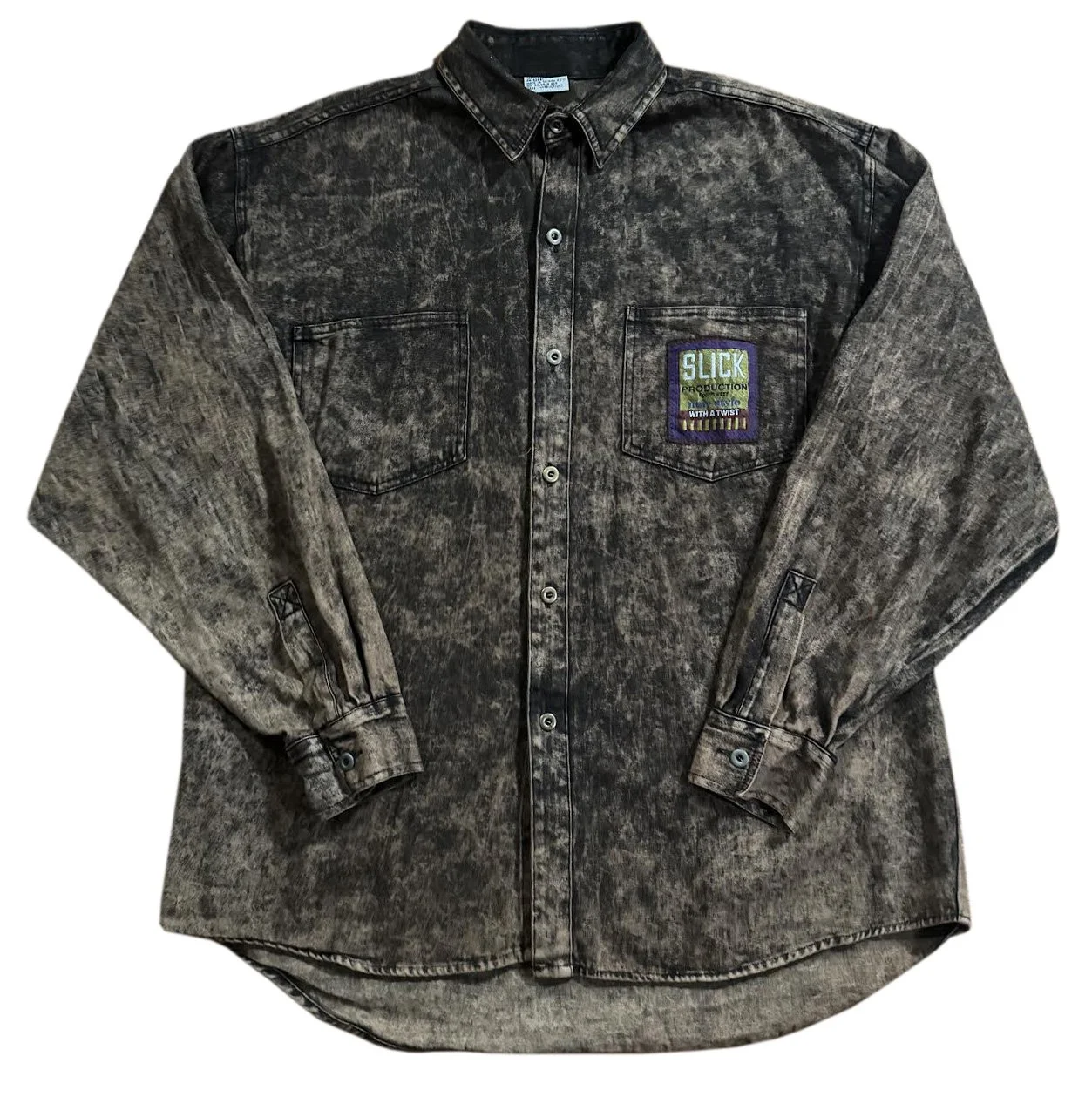 Vintage Slick Button Down shirt .jpg