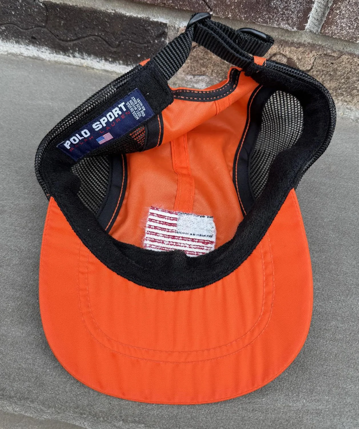 inside of Polo Mesh orange hat.jpg