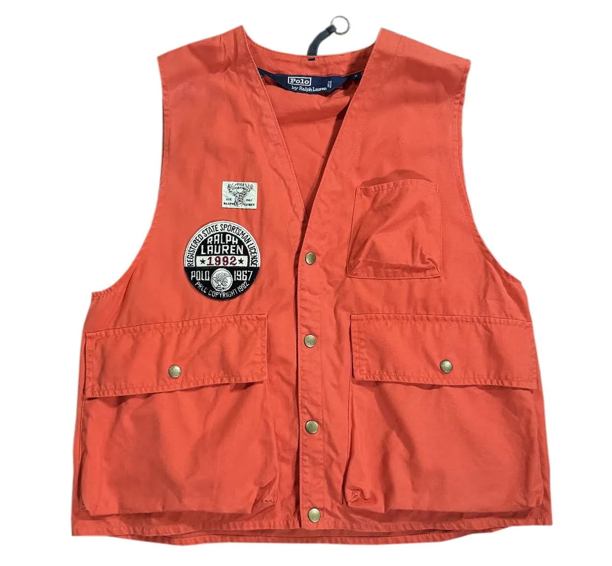 Vintage Polo Sportsman Orange Vest .jpg