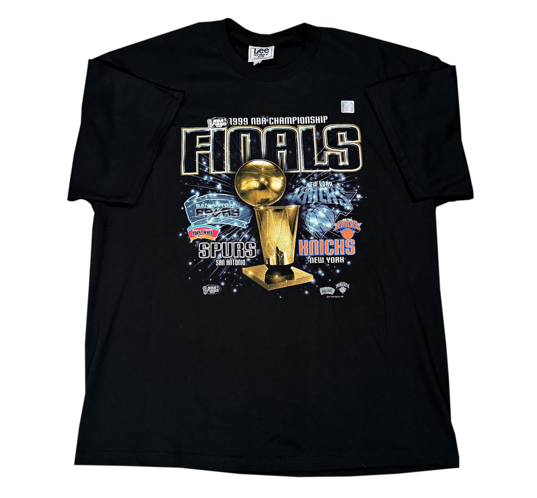 Vintage Lee 1999 NBA Finals Spurs Vs Knicks T Shirt (Size XXL) NWT