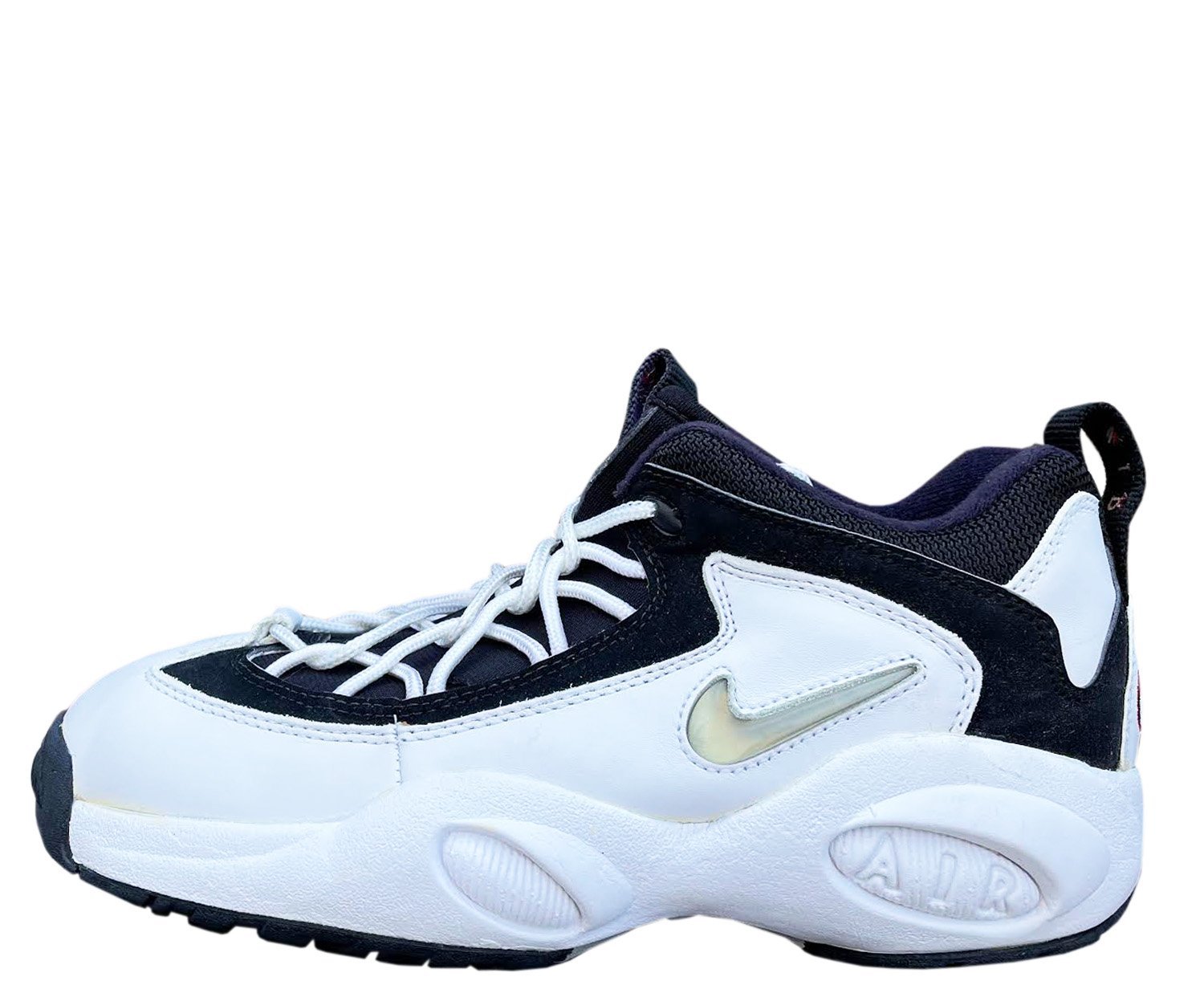 Nike Air Lambaste White / Metallic Silver / Black (Size 10) DS Nike Air Lambaste White / Metallic Silver / Black (Size 10.5  main image 4