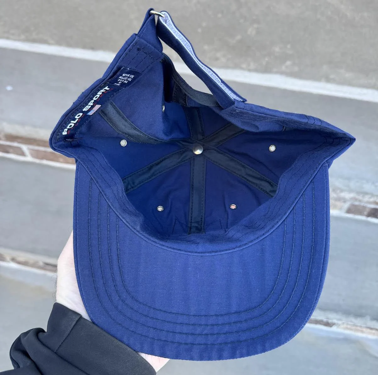 inside of 90s Polo Sport hat.jpg
