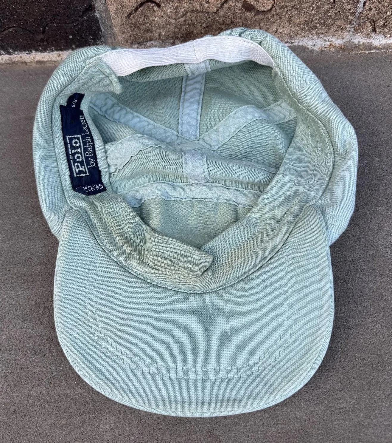 inside of polo ralph hat.jpg
