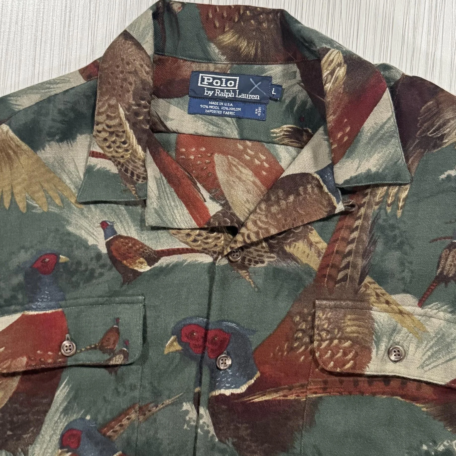 Size L Duck Print shirt.jpg