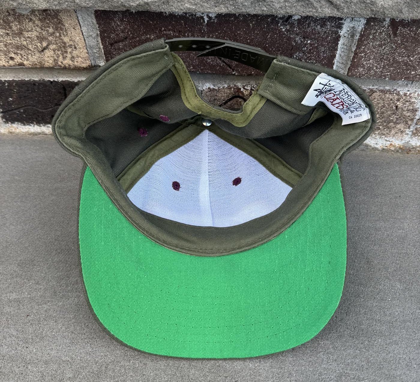 insdie of Stussy Olive Cap.jpg