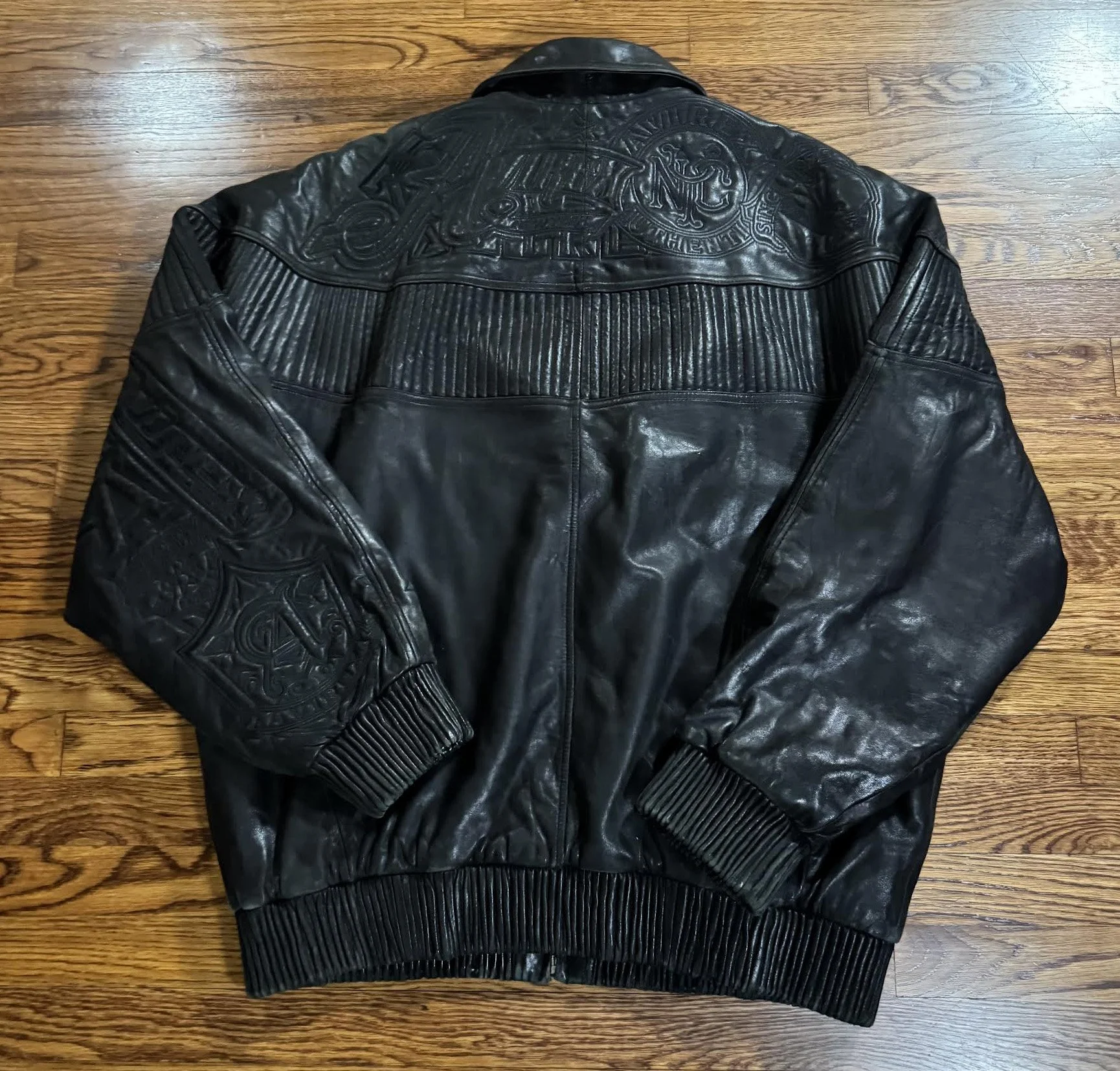 back of Avirex leather jacket.jpg