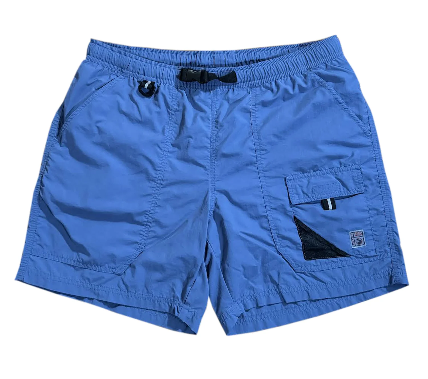 Vintage Eddie Bauer Ebtek Blue Cargo Shorts (Size L) — RootsBK