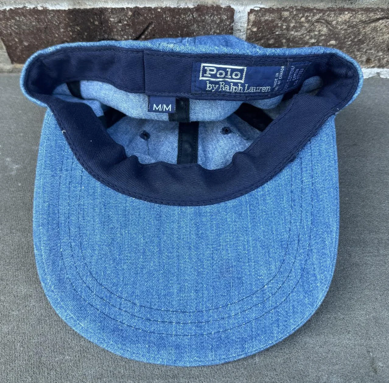 inside of 90s Polo Denim hat.jpg
