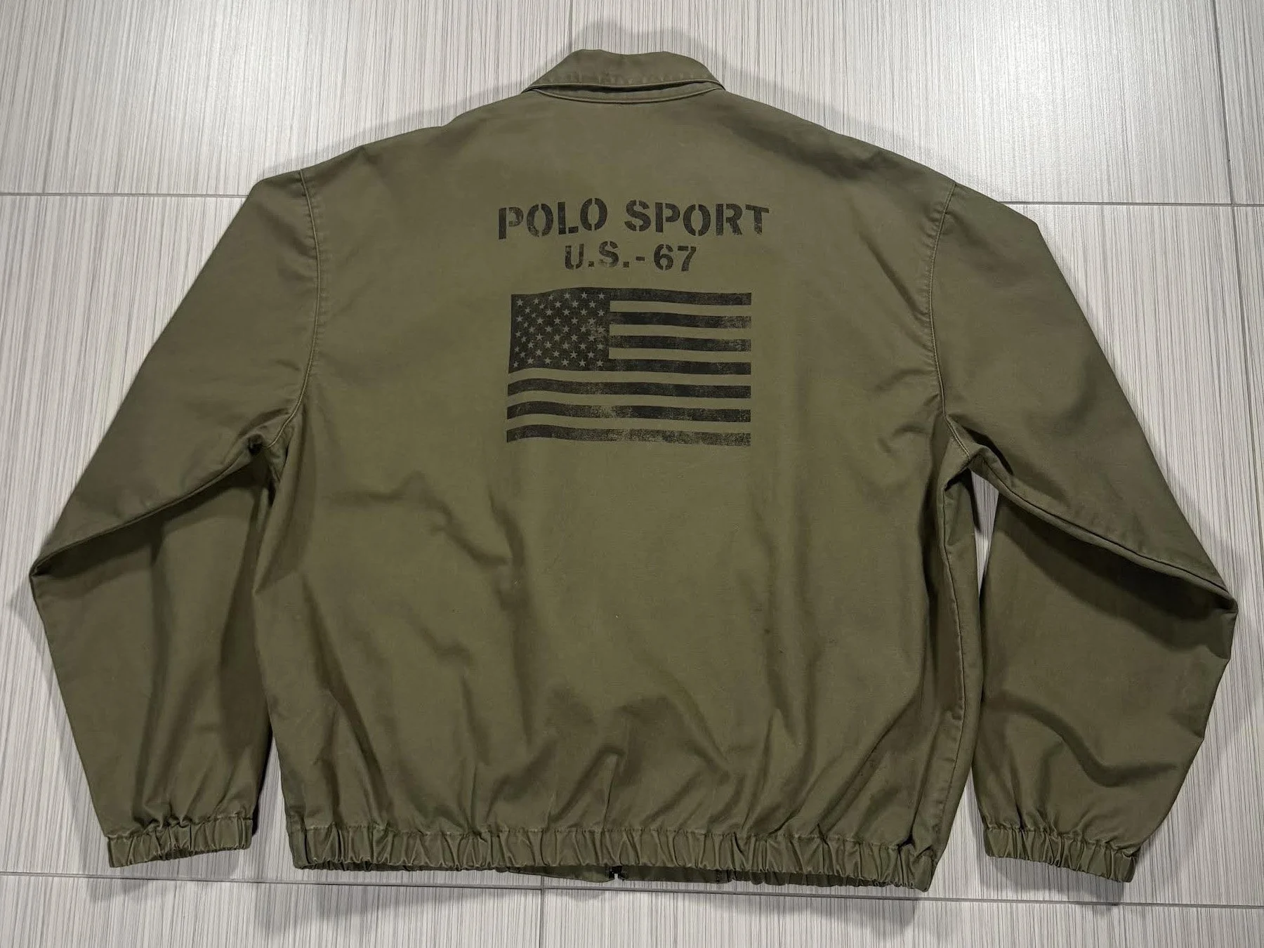back of Polo Sport USA green jacket.jpg