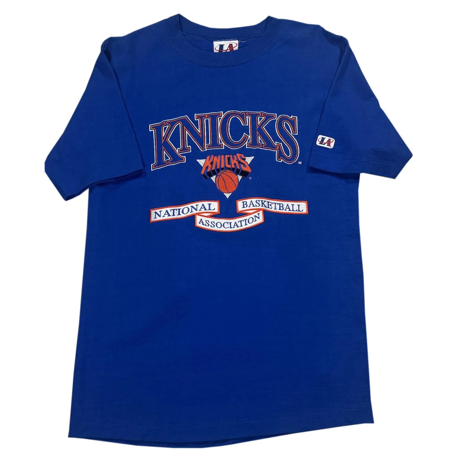 Logo Athltic Knicks blue tee.jpg