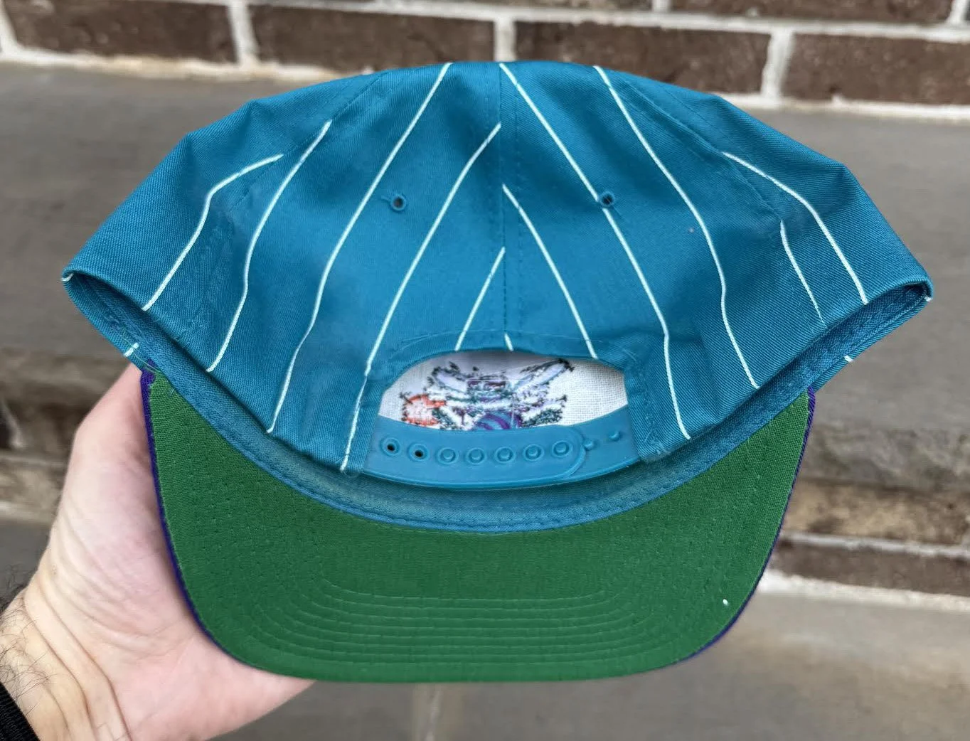 back of Pinstripe Hornets Cap .jpg