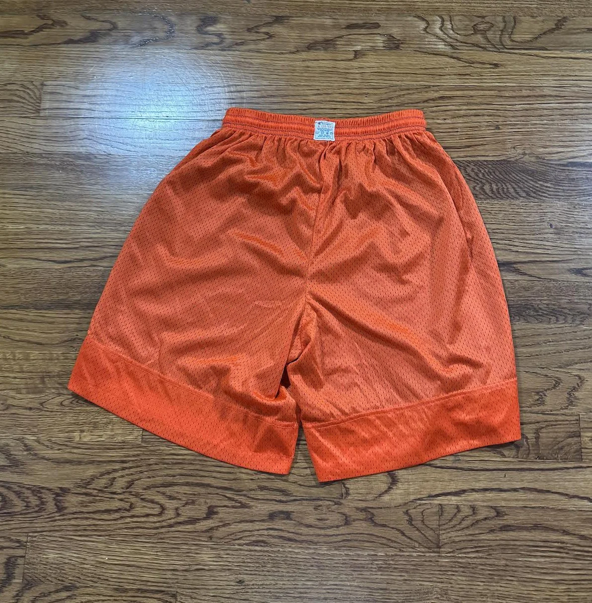 back of Knicks Orange Mesh Shorts .jpg