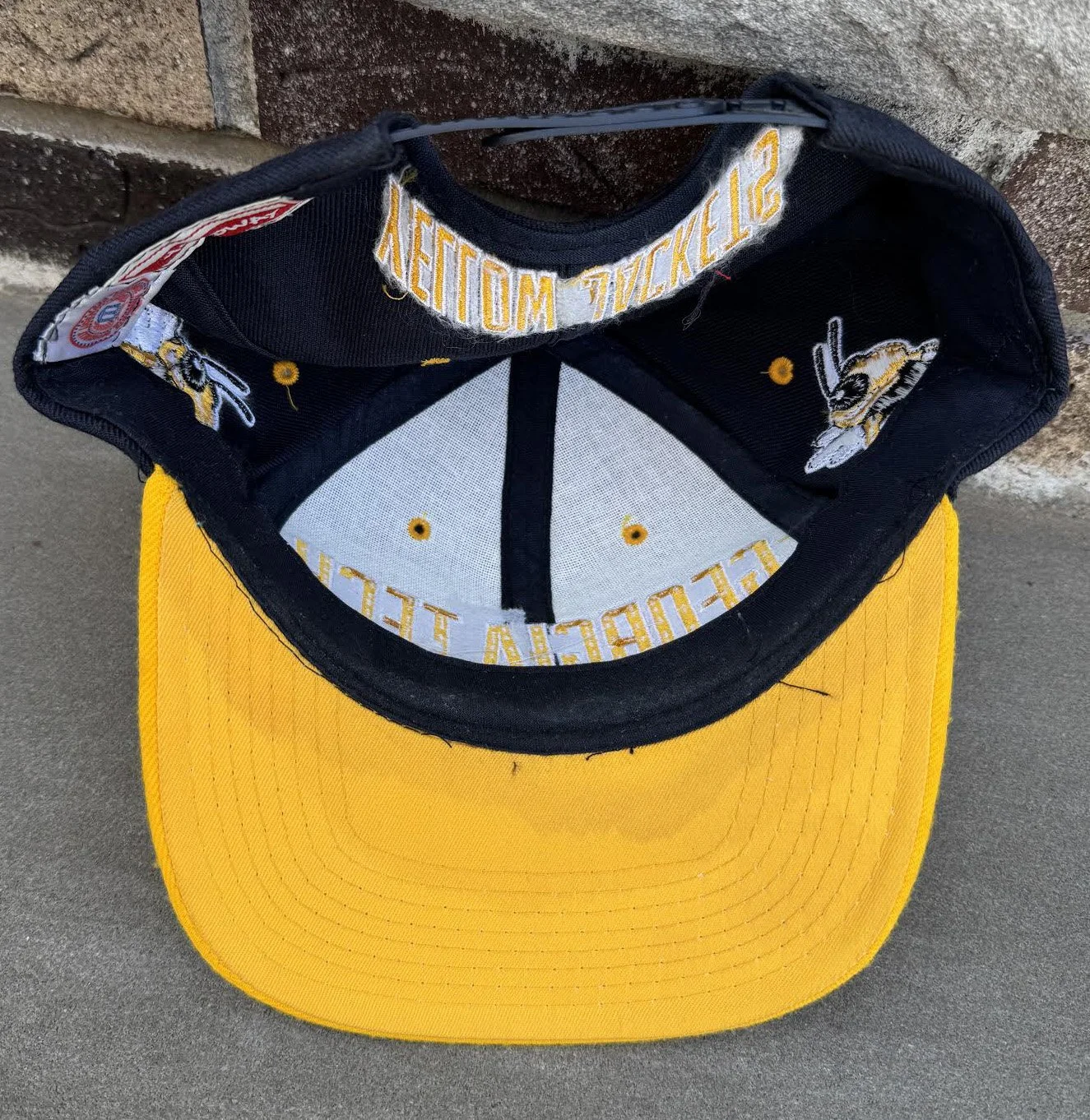 inside of Yellow Jackets hat.jpg