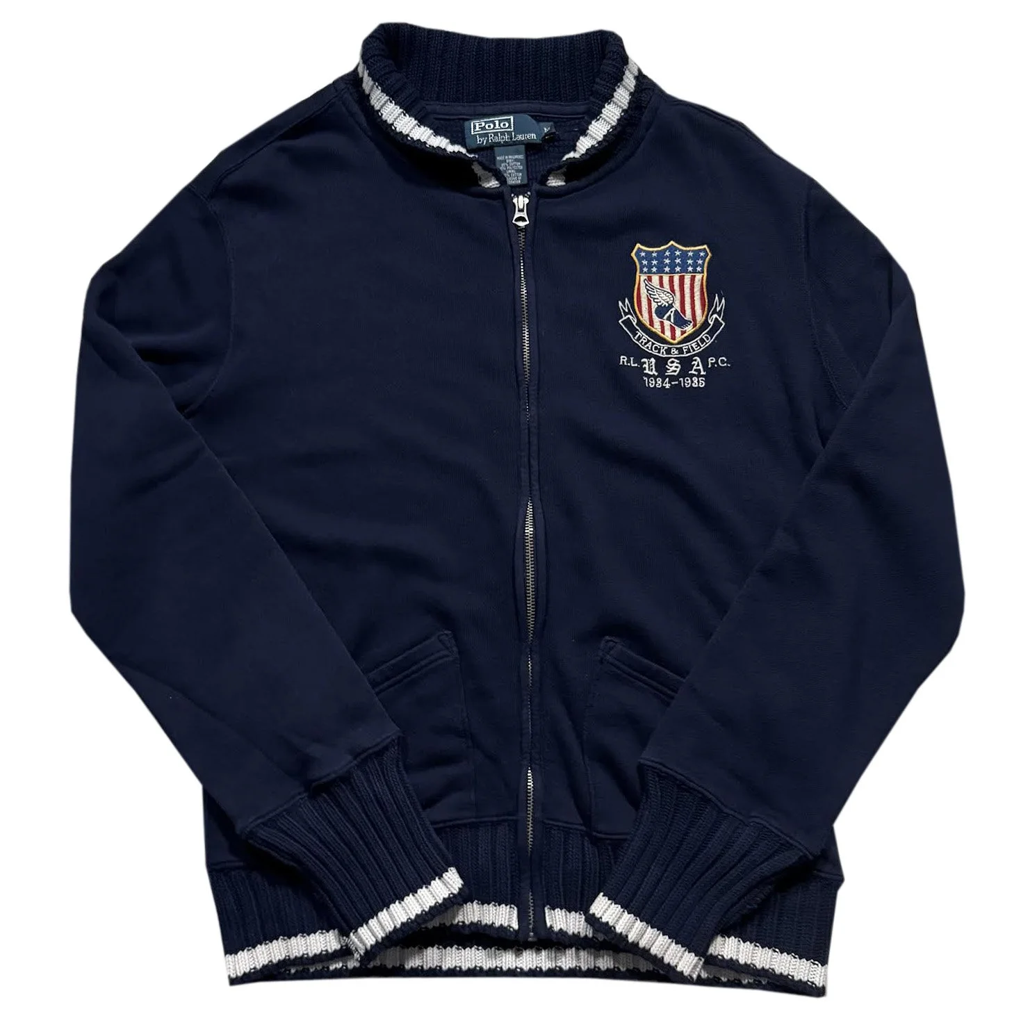 Polo Ralph Lauren Track And Field Sweat Jacket (Size M)