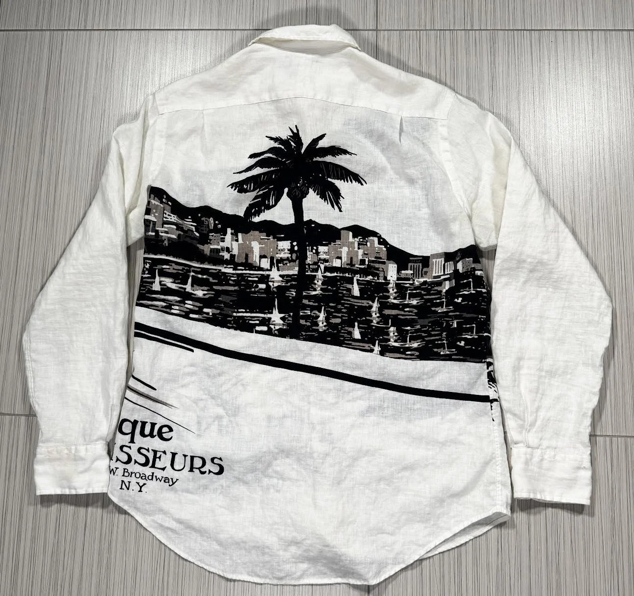 back of  Nautique Volle Fournisseurs Button Down Shirt.jpg