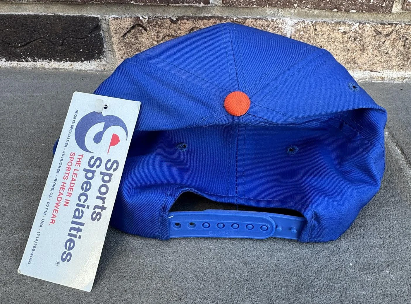 back of Sports Specialties Knicks hat.jpg