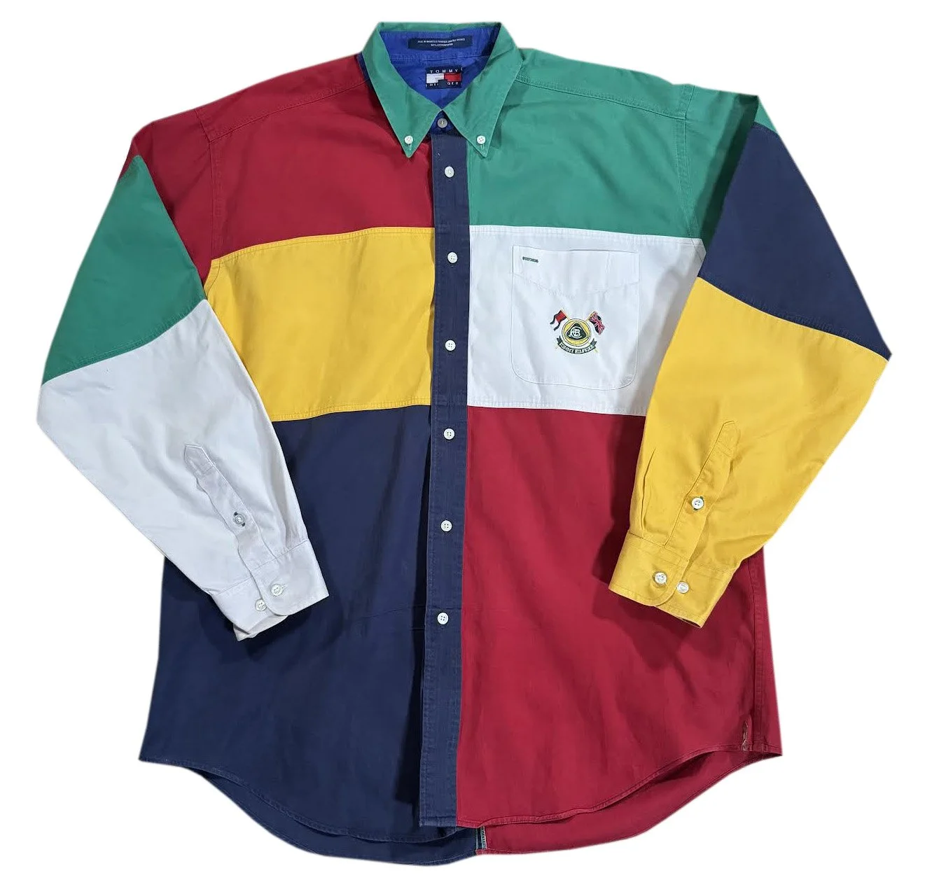 Tommy Lotus Colorful Button Down .jpg